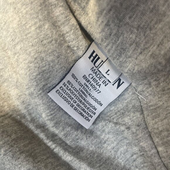 HUDSON Girls Size Large Denim blue Bomber Jacket Embroidered Rose Youth - Picture 7 of 11